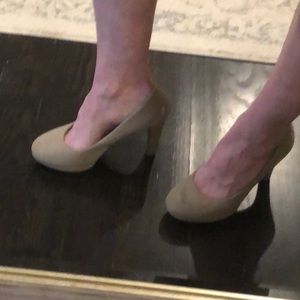 3-Inch Nude Old Navy Heels Size 8